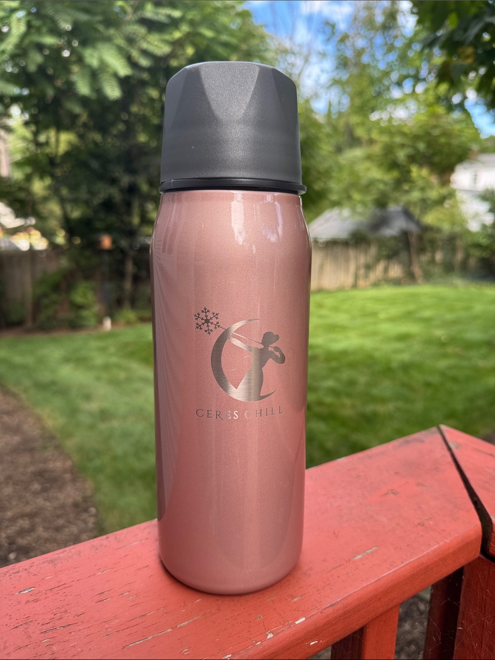 CERES CHILL Rose Metallic Travel Bottle